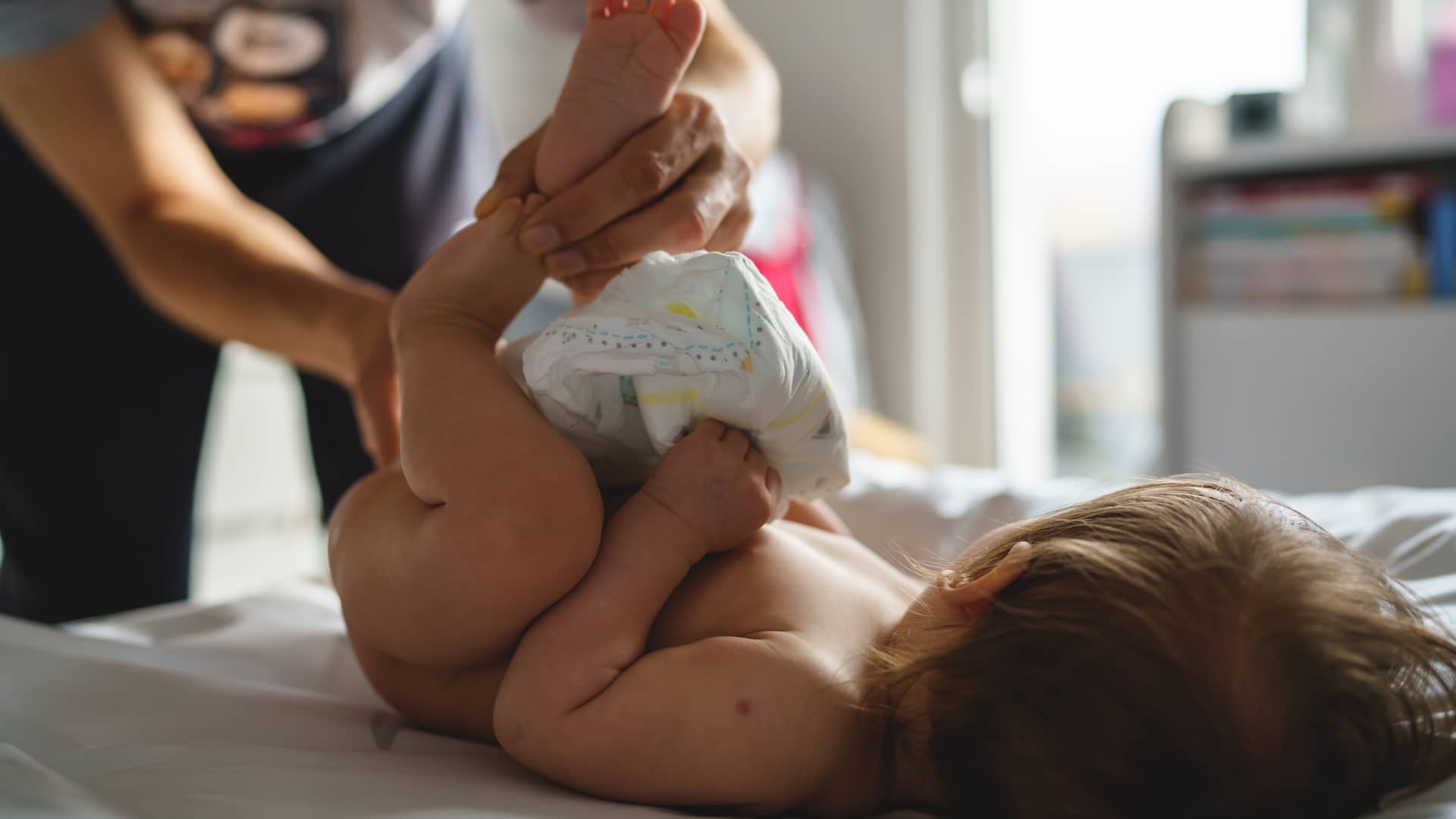 La caca amarilla en bebés es característica de la lactancia materna