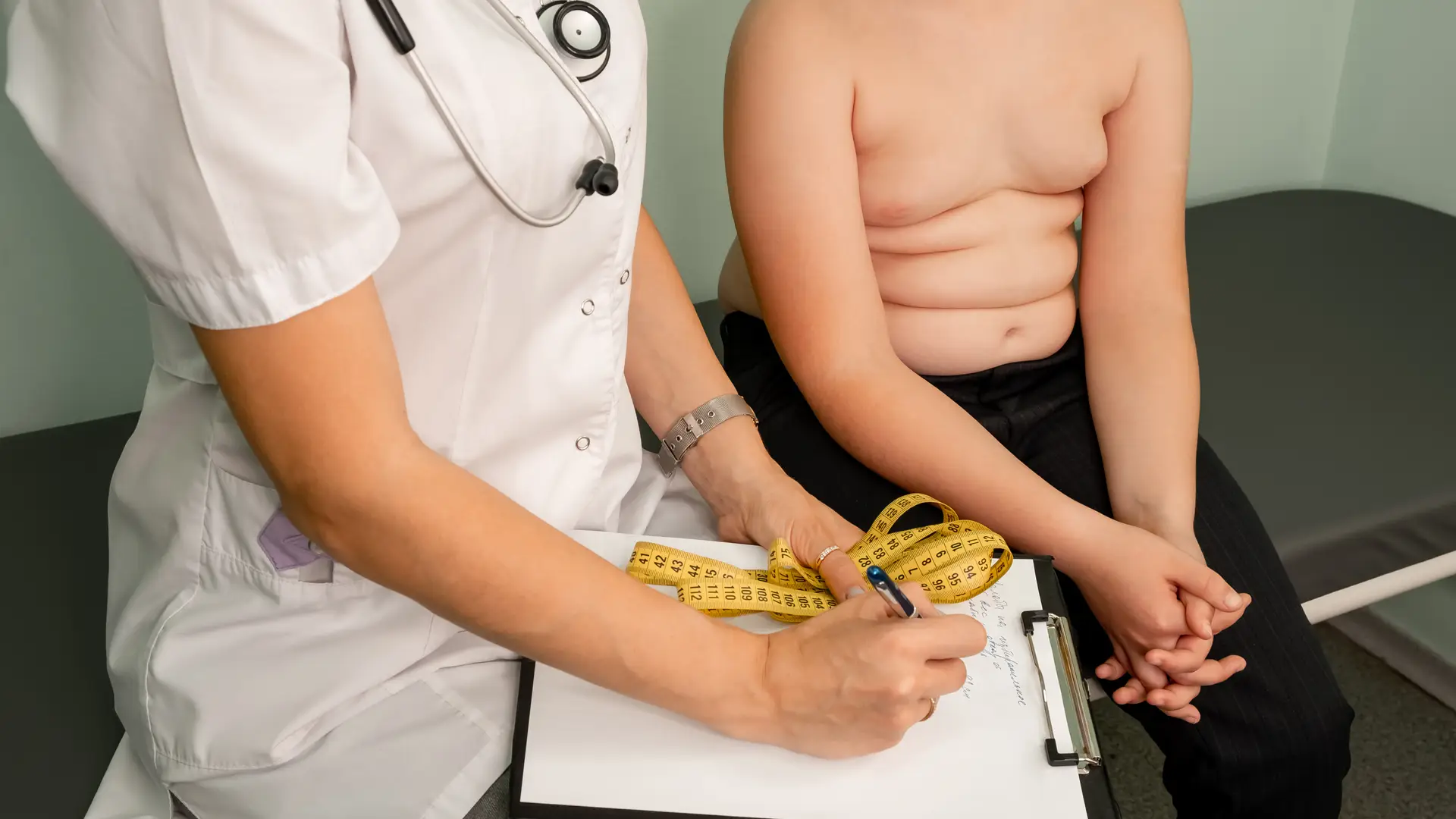 Obesidad infantil: índice de masa corporal mayor de percentil 95